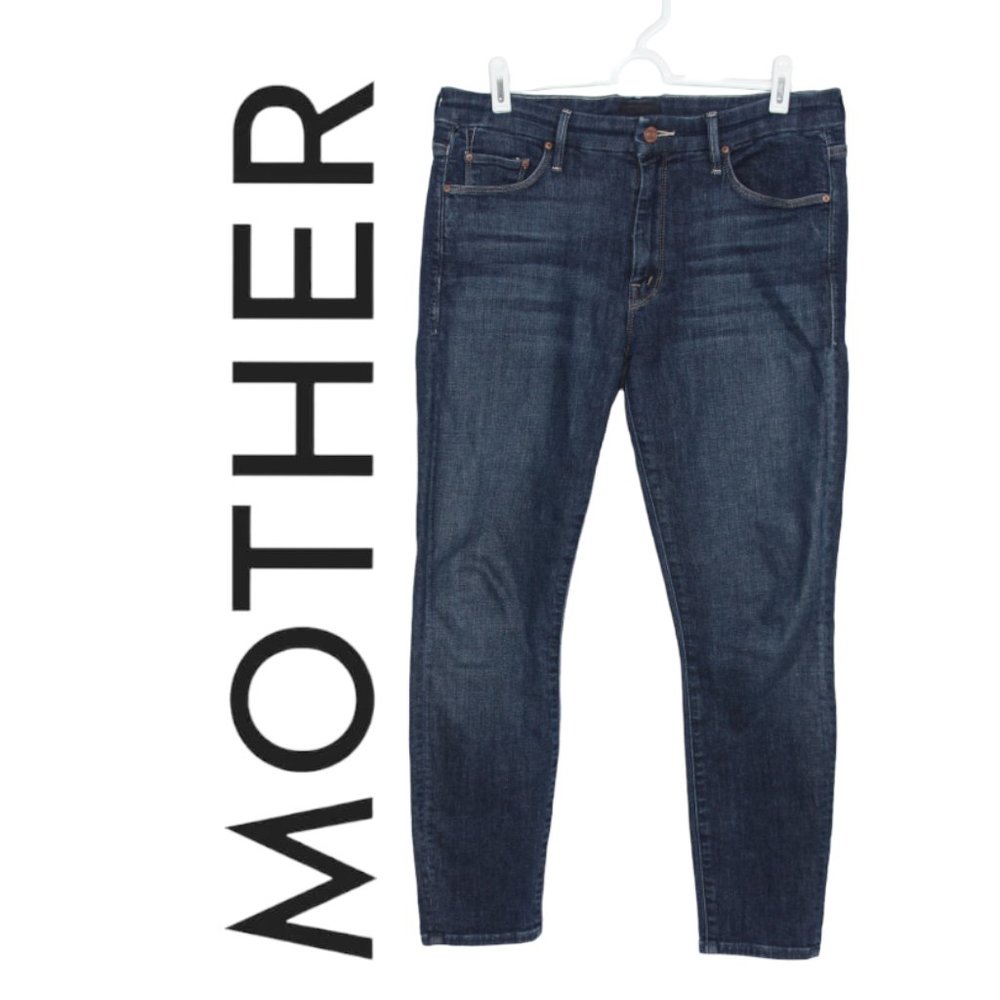 MOTHER The Looker Crop Blue Jeans Size 29